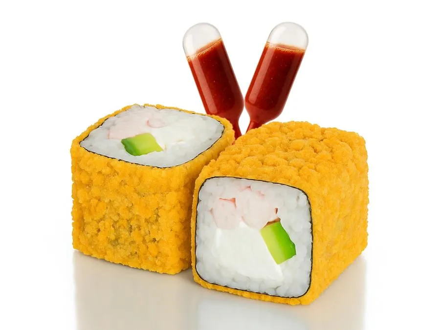 Жареный с Креветкой с соусом Том-ям