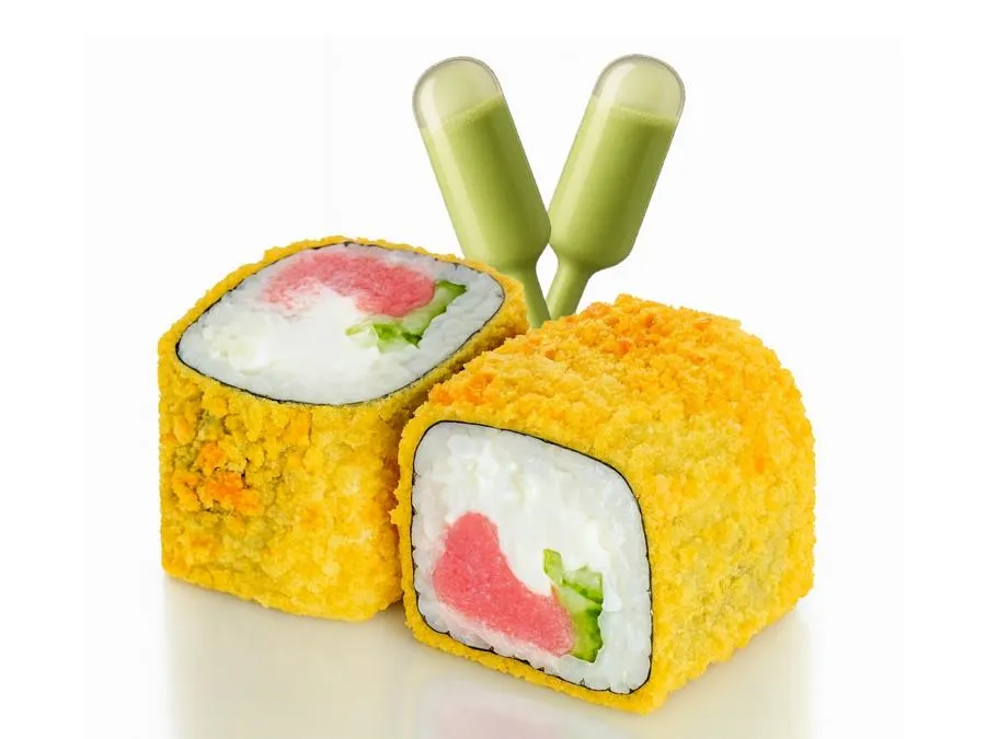 Жареный с Тунцом с соусом Свит Васаби