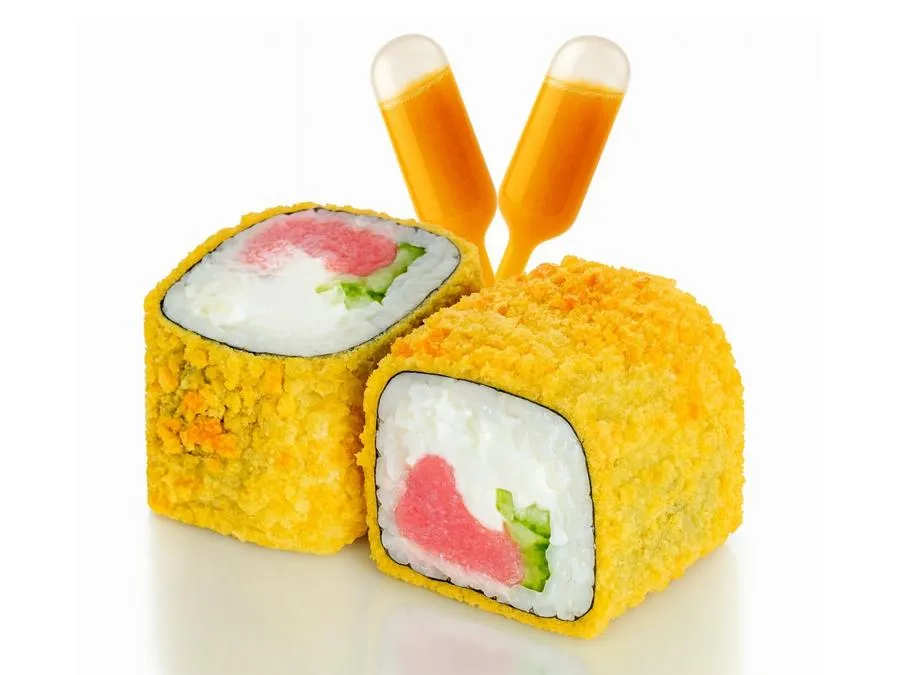 Жареный с Тунцом с соусом Юдзу