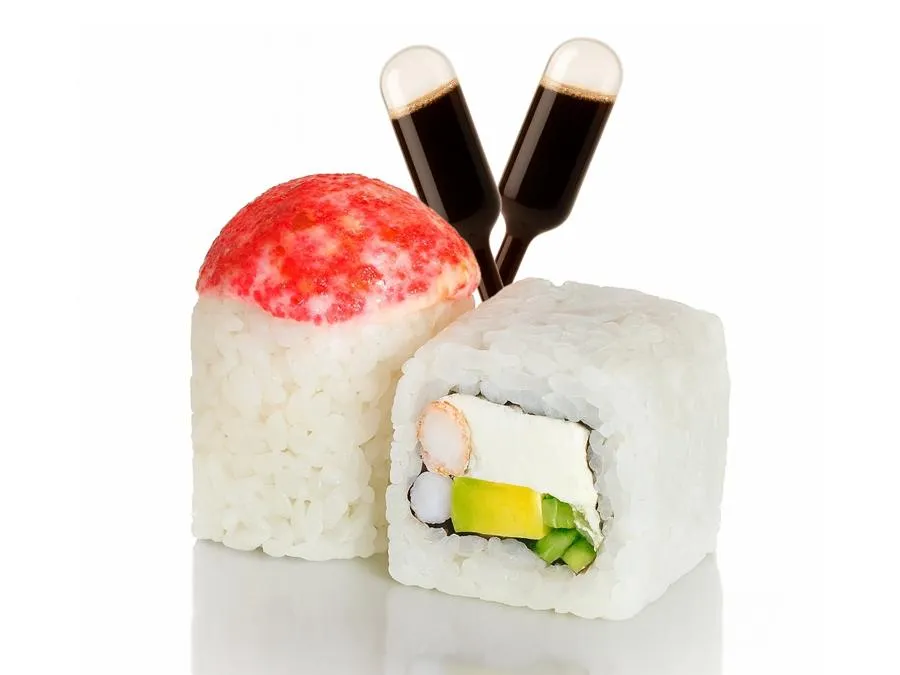 Запечённый с Креветкой с Устричным соусом