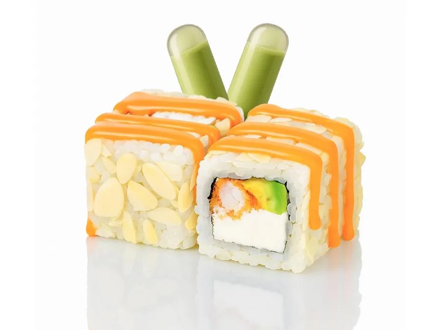 Миндальный с Креветкой с соусом Свит Васаби