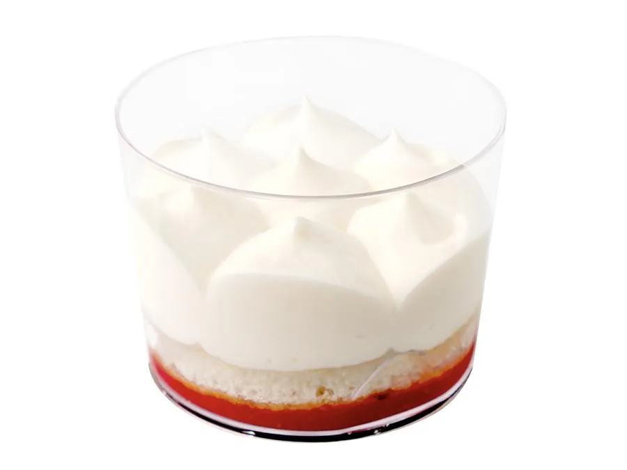 Десерт Клубника со сливками