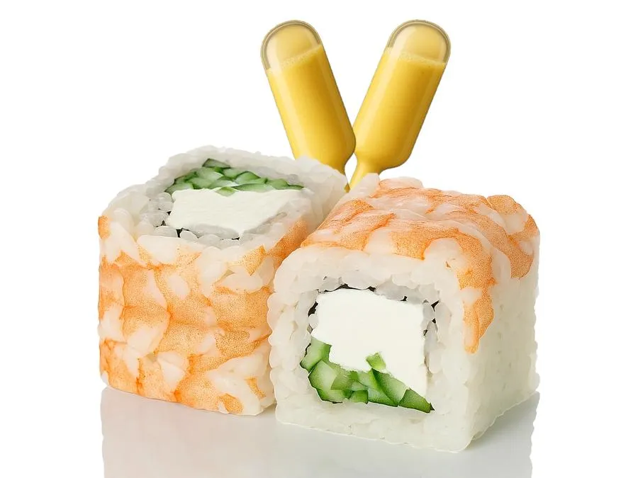 Сливочный с Креветкой с соусом Юдзу