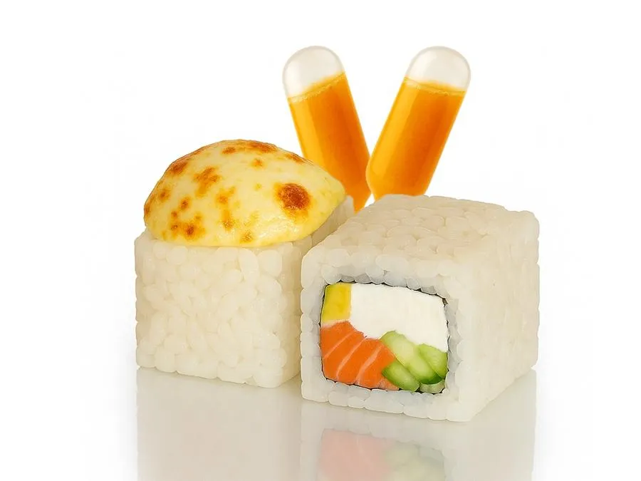 Запечённый с Лососем и соусом Юдзу