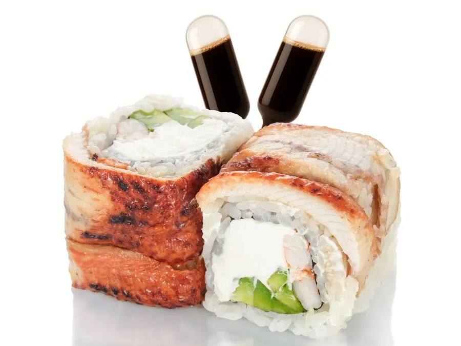 Сливочный Угорь с Устричным соусом