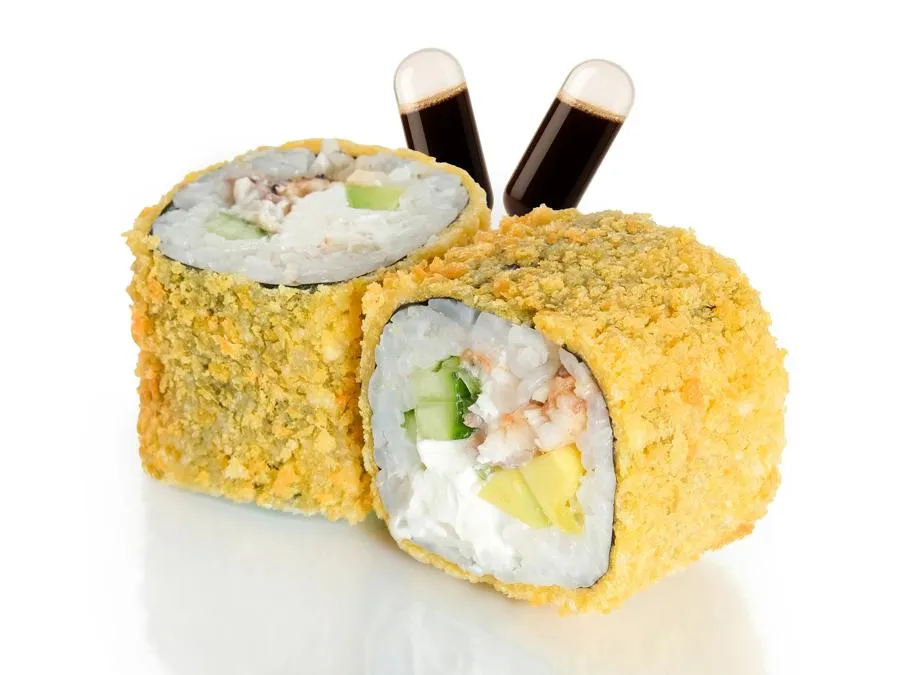 Жареный с Угрём и Устричным соусом