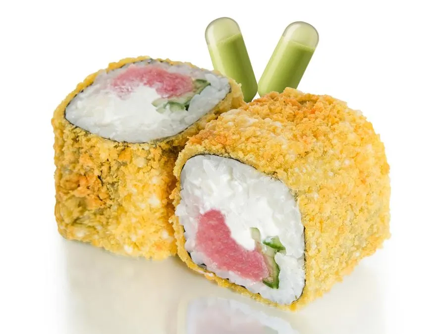 Жареный с Тунцом и соусом Свит Васаби