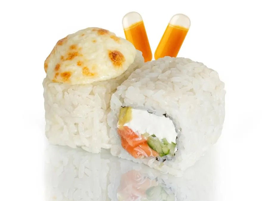 Запечённый с Лососем и соусом Юдзу