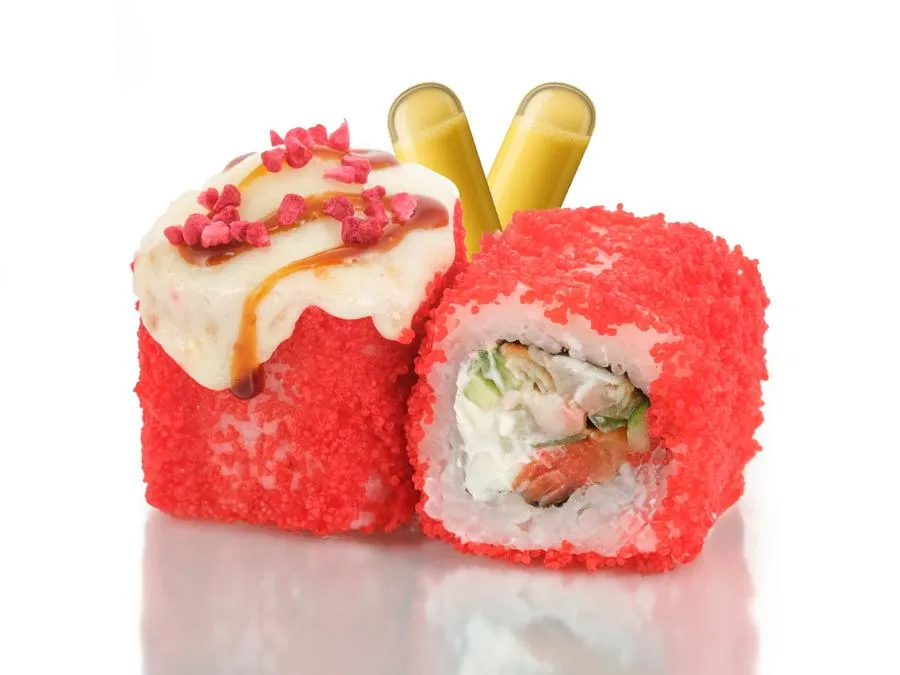 Запечённый Нежный Унаги с соусом Манго-Лайм-Кокос