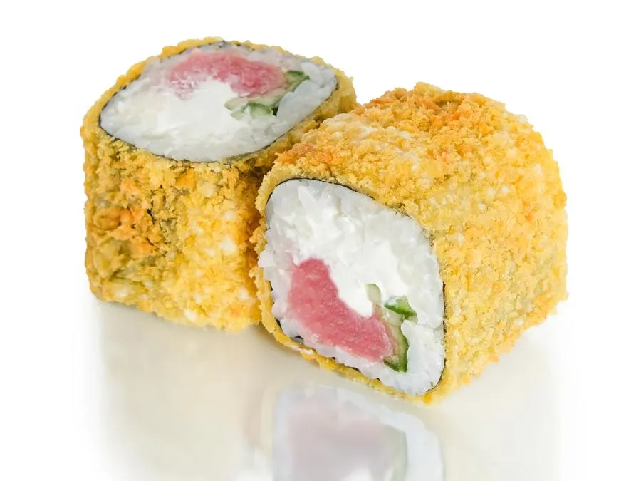 Жареный с Тунцом и соусом Свит Васаби