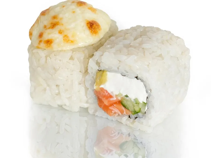 Запечённый с Лососем и соусом Том-ям