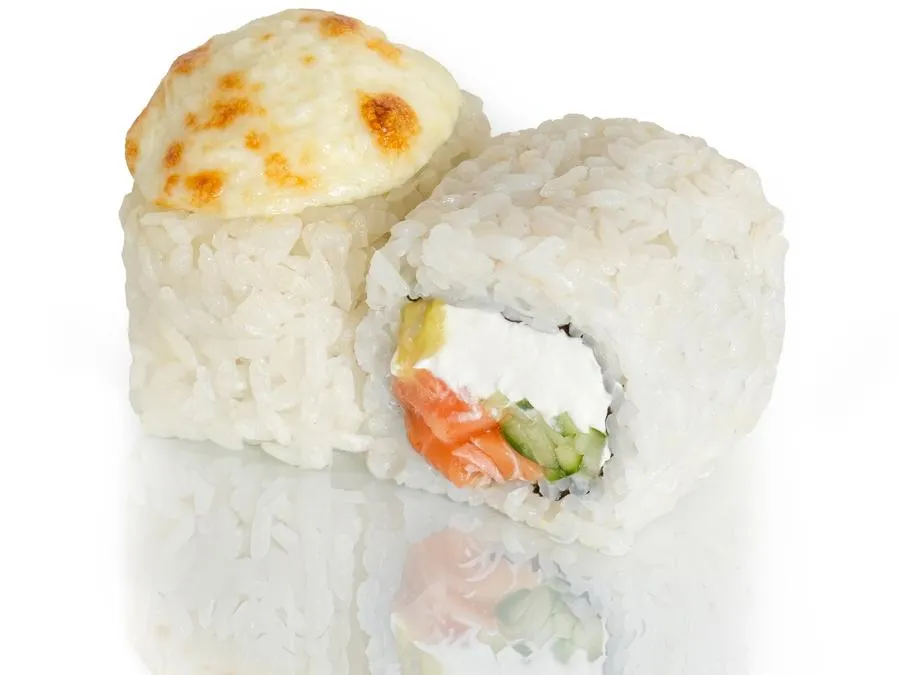 Запечённый с Лососем и соусом Юдзу